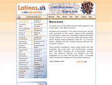 Tablet Screenshot of latinos.us